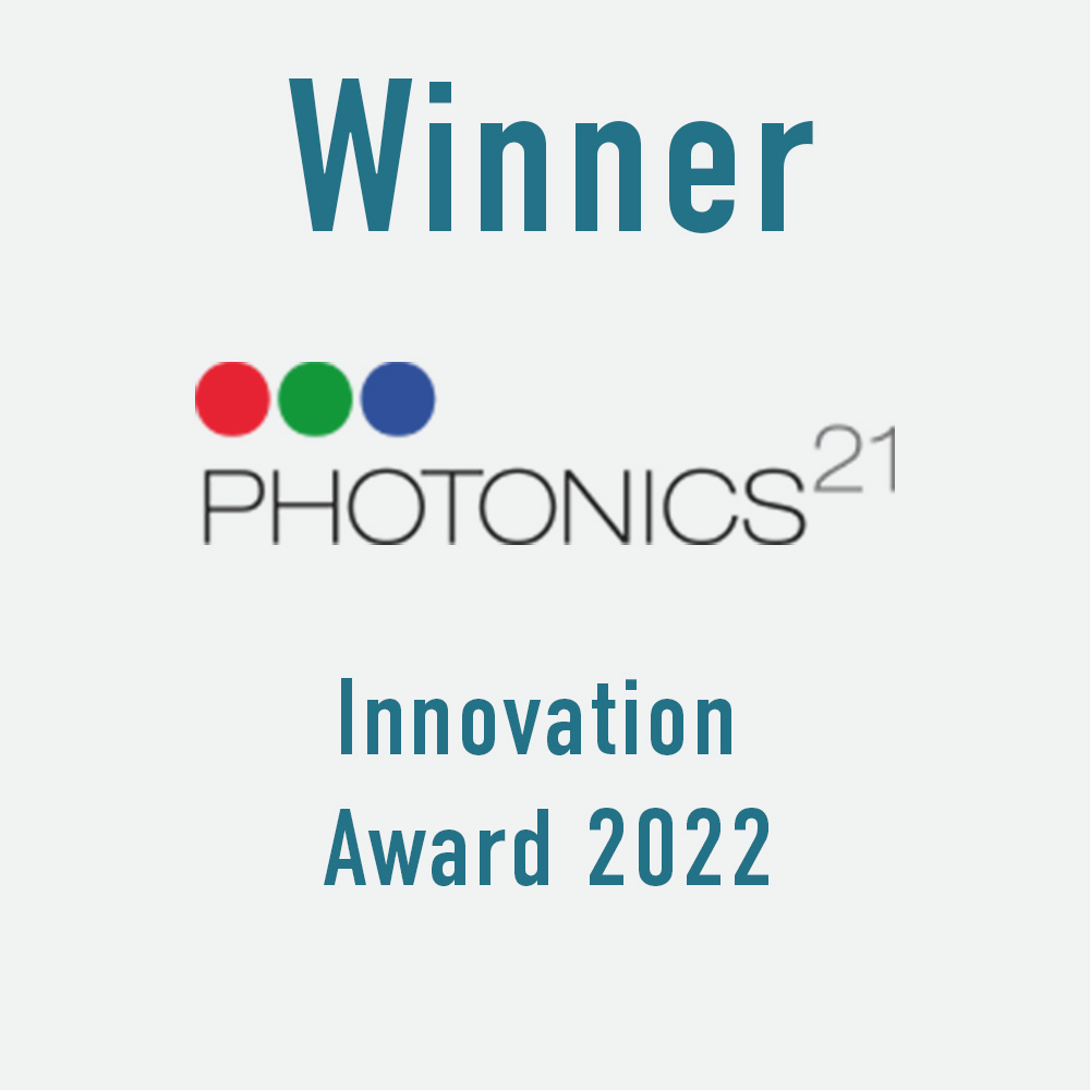 Banner wir haben den Photonics21 Innovation Award gewonne